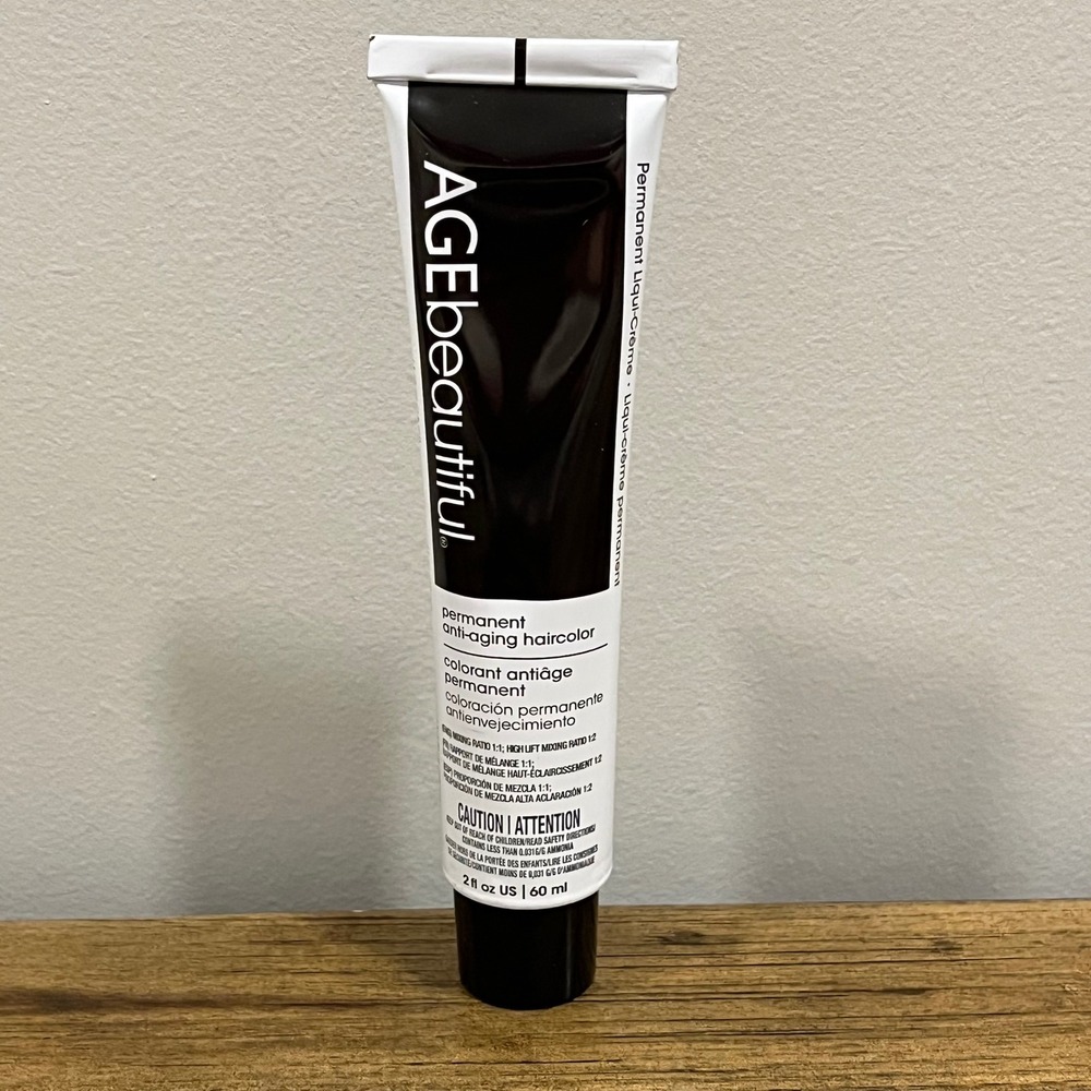 Zotos AGEbeautiful Permanent Anti-Aging Haircolor 3B Darkest Blue 2oz Biotin NEW